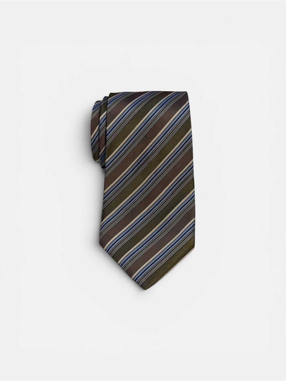Balmain Paris Striped Silk Tie
